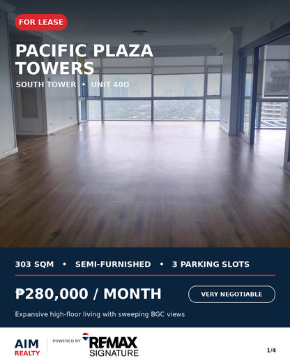 3BR Pacific Plaza Towers, South Tower