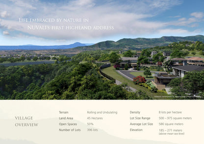 646 sqm Courtyard Parklane Lot at Andacillo Nuvali, Calamba, Laguna