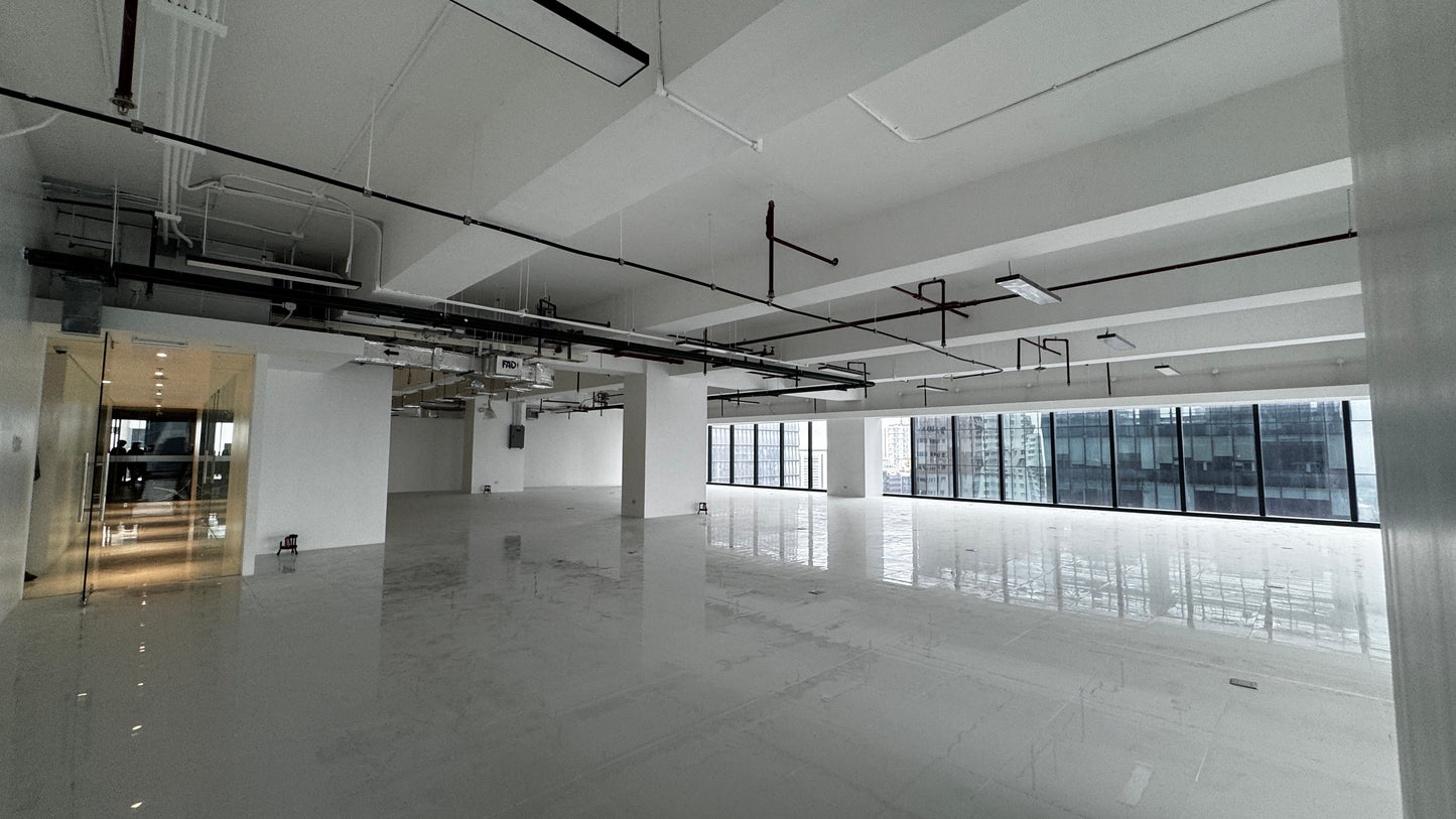 394 sqm Warm Shell Corner Unit Office Space at BGC High Street South Corporate Center T2
