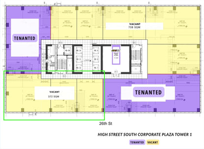 372sqm Fitted Office at BGC High Street South Tower 1