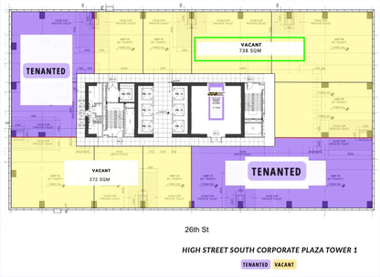 738sqm Fitted Office at BGC High Street South Tower 1