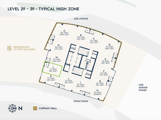 77 sqm Office Space at The Galleon at Ortigas Center