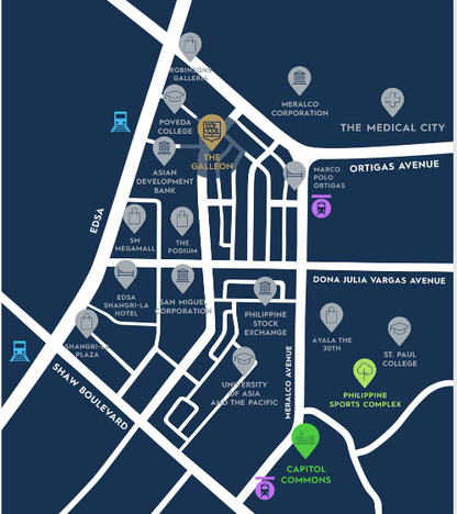 77 sqm Office Space at The Galleon at Ortigas Center