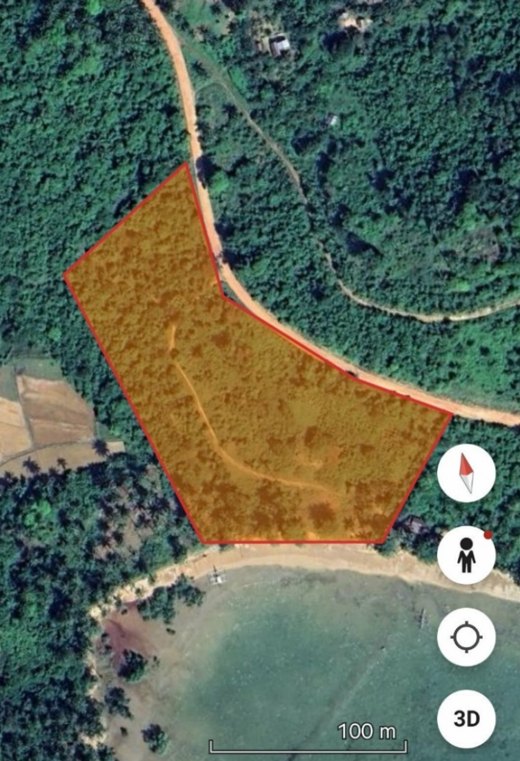 1.5-Hectare Beachfront Property at Brgy. Binga, San Vicente, Palawan